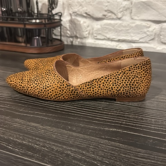 Madewell Leopard haircalf Women's Flats - Picture 2 of 5
